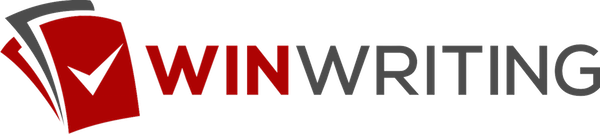 win writing logo